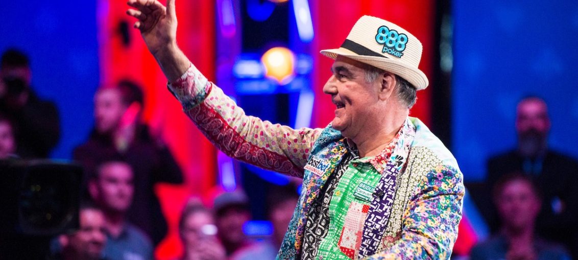 John Hesp during the 2017 WSOP Main Event final table