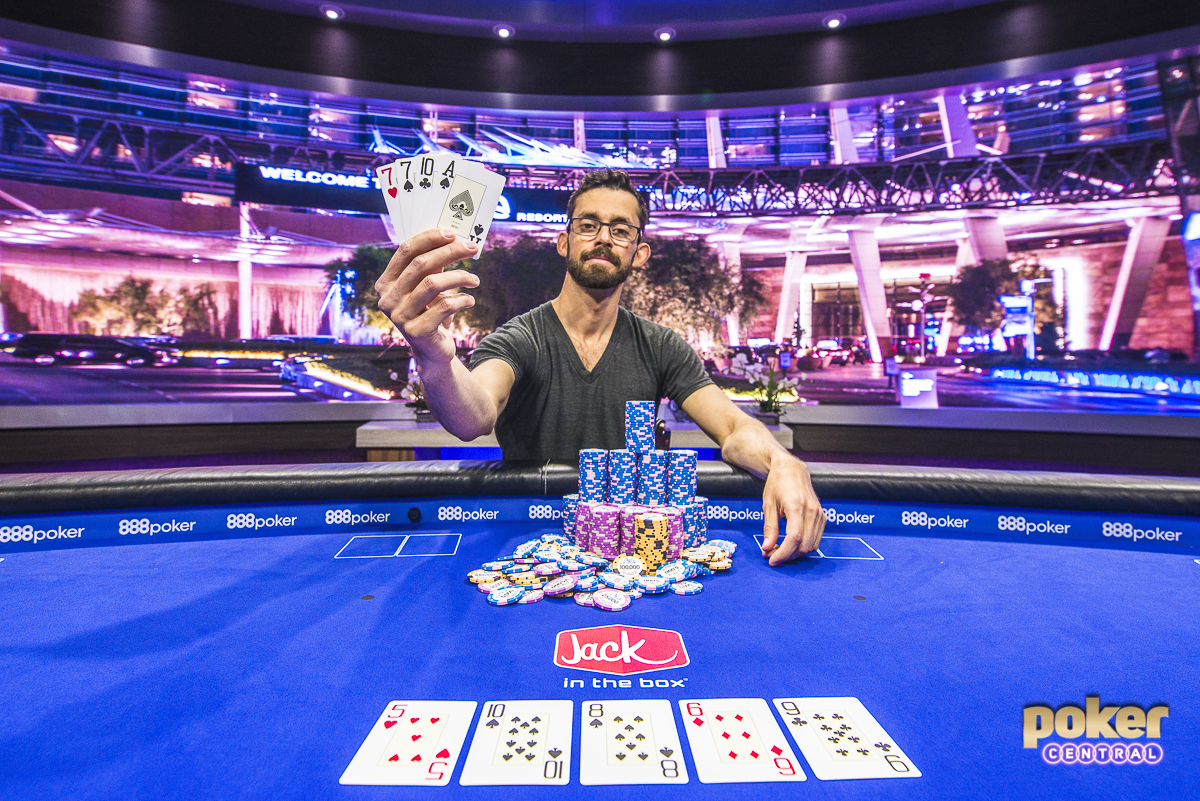 Mike Gorodsinky came out on top in the PLO event at the 2018 US Poker Open.