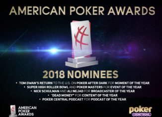 The 2018 American Poker Award nominees at Poker Central.