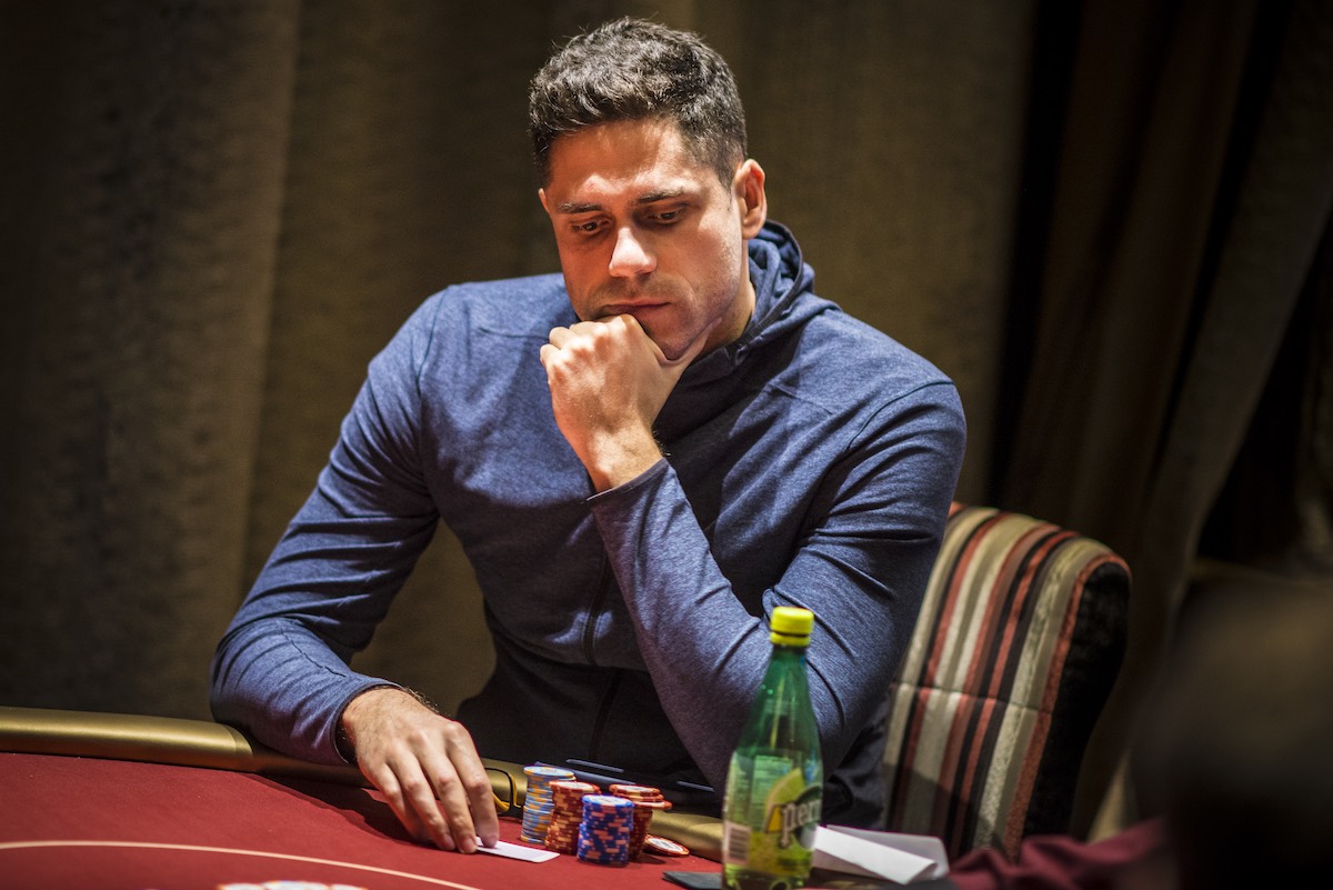 Benjamin Pollak during Event #1 of the US Poker Open