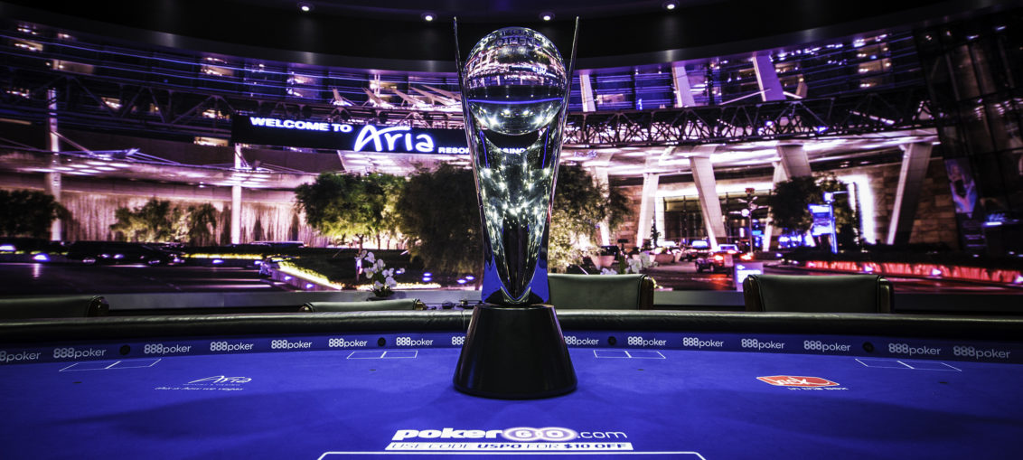 The U.S. Poker Open is underway and the trophy will be awarded to the USPO Champion next week on PokerGO. (Photo: Poker Central)