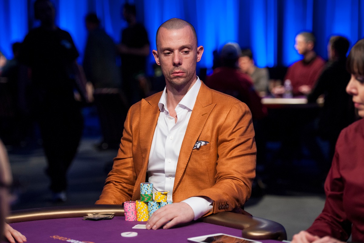 Matt Berkey during the 2017 Super High Roller Bowl