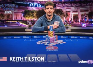 Keith Tilston finished out the USPO series by winning the $50,000 Main Event. (Photo: Poker Central)