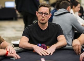 British pro Toby Lewis is in strong contention headed into Day 3 of the LAPC Main Event.