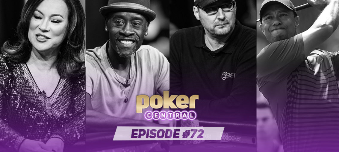 Jennifer Tilly and Don Cheadle headline Poker After Dark while Phil Hellmuth and Tiger Woods chase their 15th big title!