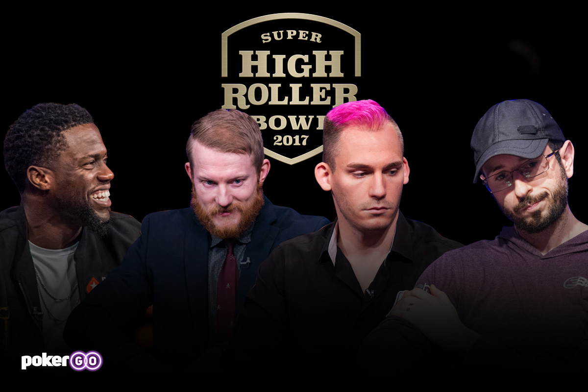 Day 2 of Super High Roller Bowl features another epic feature table clash with Kevin Hart in the eye of the storm. (Photo: Poker Central)