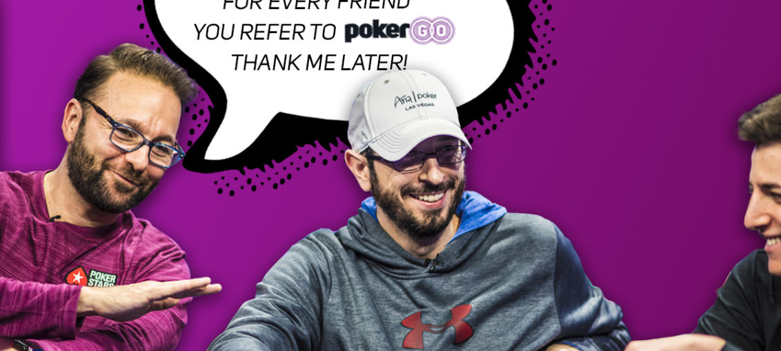 Refer a friend to sign up for PokerGO and receive $20 cash!