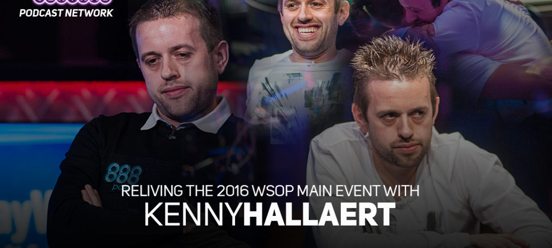 Kenny Hallaert during the 2016 WSOP Main Event. (Photos: PokerPhotoArchive)