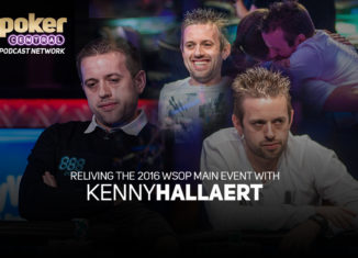 Kenny Hallaert during the 2016 WSOP Main Event. (Photos: PokerPhotoArchive)