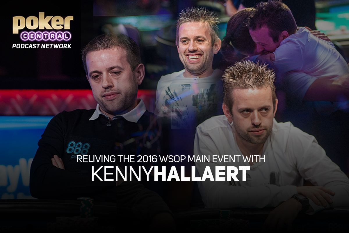 Kenny Hallaert during the 2016 WSOP Main Event. (Photos: PokerPhotoArchive)