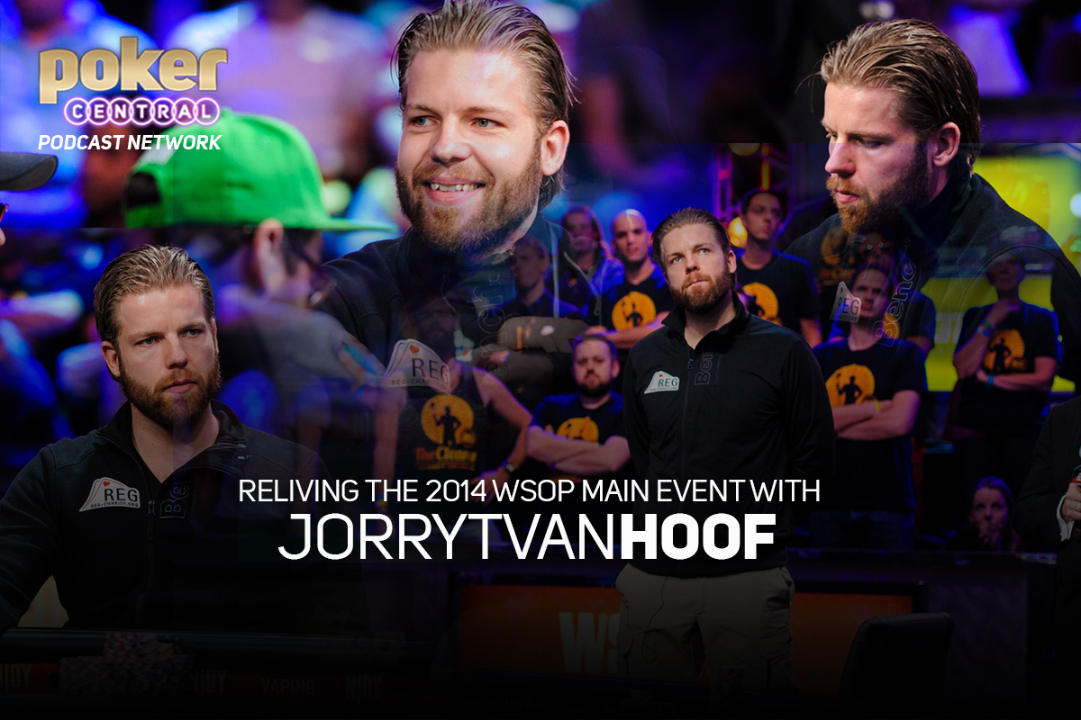 The different emotions of Jorryt van Hoof during the 2014 WSOP Main Event.