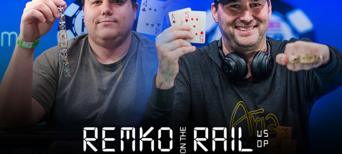 Remko on the Rail - More Bracelets for Hellmuth and Deeb.