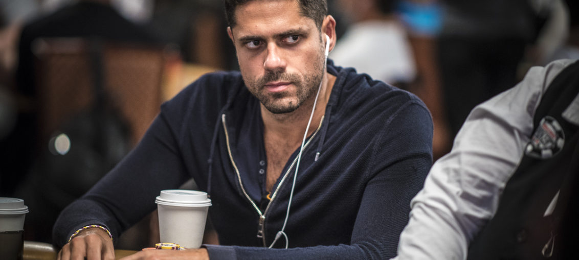 Focused, determined and ready for the moment: Benjamin Pollak on Day 3 of the 2018 WSOP Main Event.