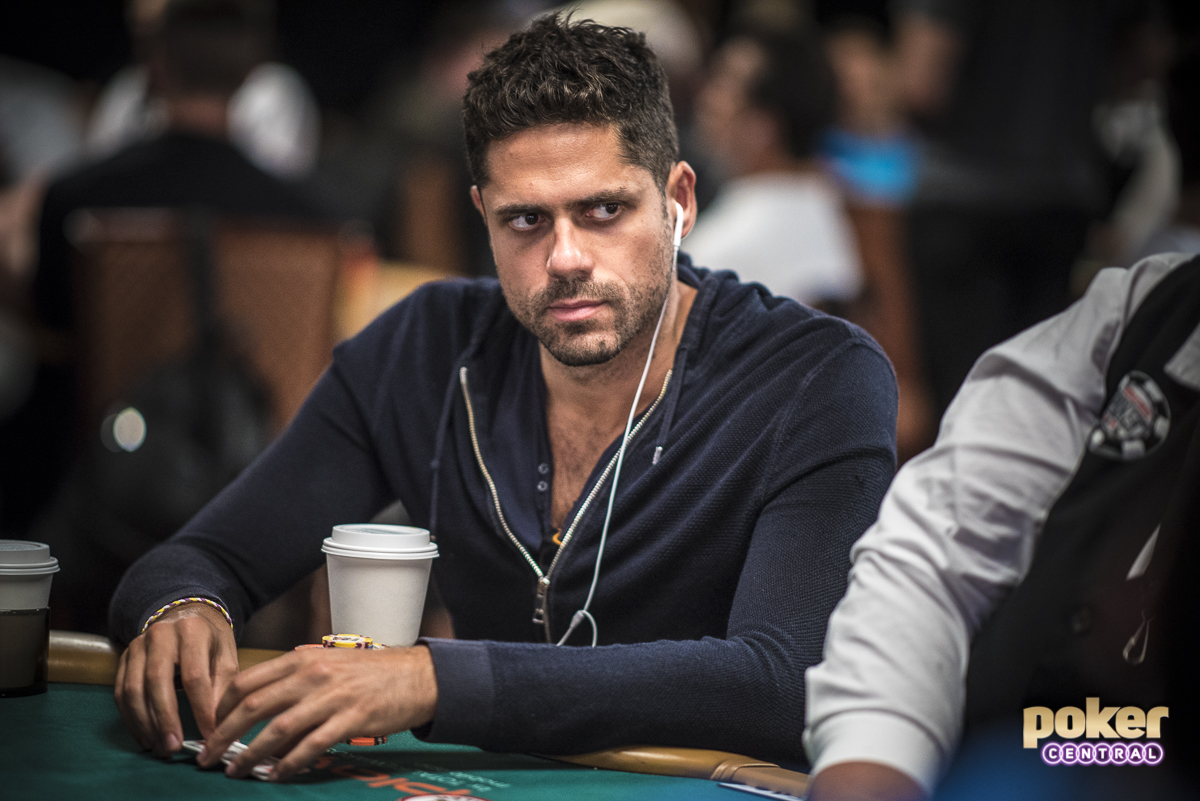 Focused, determined and ready for the moment: Benjamin Pollak on Day 3 of the 2018 WSOP Main Event.