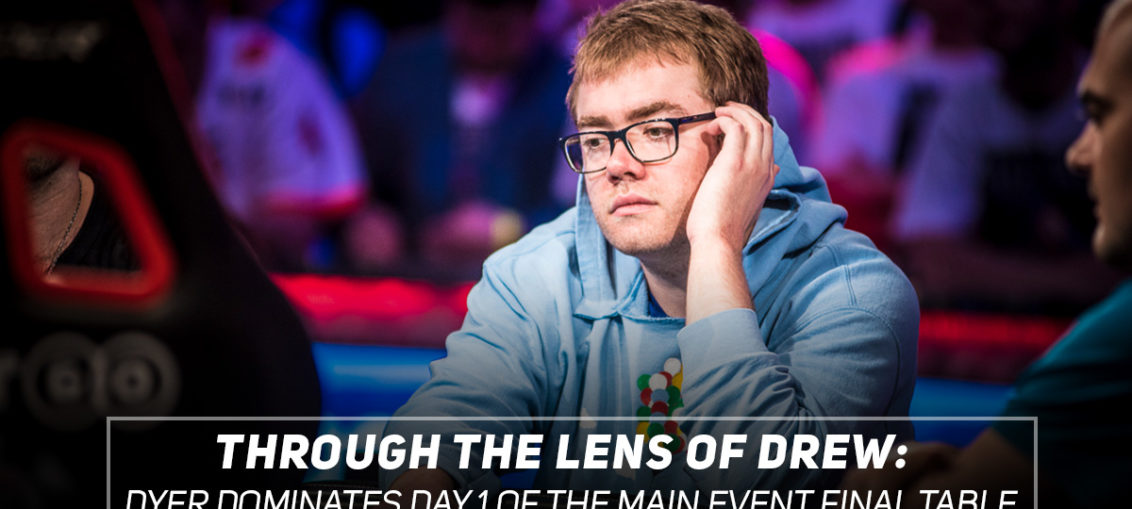 It was the Michael Dyer show on the first of three final table days. Dyer, only trailing Nic Manion to start the day, kept his foot on the gas and was extremely active during play. Now holding a massive chip lead with more than 150,000,000 chips, the next biggest stack smaller than 80,000,000. It will be interesting to see if Dyer's aggression will continue tomorrow, or if he will elect to take a back seat and let the other five players go to war.