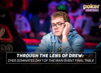 It was the Michael Dyer show on the first of three final table days. Dyer, only trailing Nic Manion to start the day, kept his foot on the gas and was extremely active during play. Now holding a massive chip lead with more than 150,000,000 chips, the next biggest stack smaller than 80,000,000. It will be interesting to see if Dyer's aggression will continue tomorrow, or if he will elect to take a back seat and let the other five players go to war.