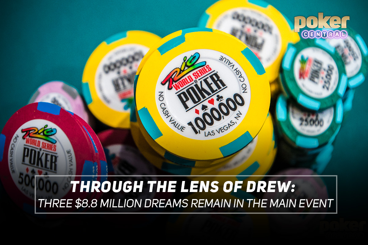 Through The Lens of Drew - A Look at the action on Day 9 of the WSOP Main Event