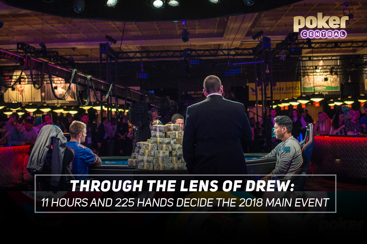 When we reached the heads-up portion, I knew we were definitely in for a battle. What I did not know is that we were about to watch one of the most epic, and longest heads-up match in Main Event history. John Cynn and Tony Miles battled it out for over 10 hours of grueling poker. The swings were huge and the emotions were at an all-time high, making this heads-up battle an absolute blast to shoot.