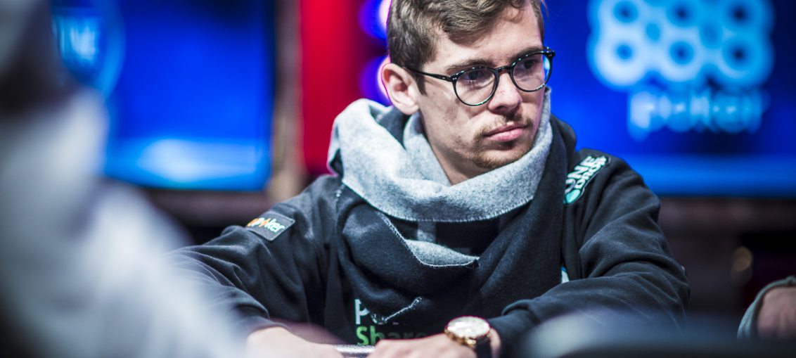 Fedor Holz in action during Day 2 of the 2018 Big One for One Drop.