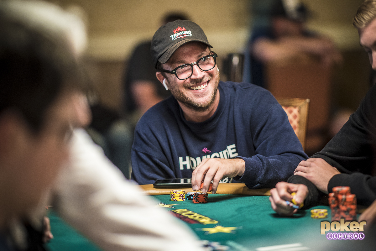 Scott Vener in the 2018 WSOP Main Event.