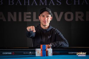 Daniel Dvoress wins Super High Roller Bowl Bahamas.