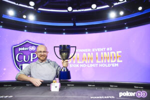 Dylan Linde wins the third event of the 2021 PokerGO Cup