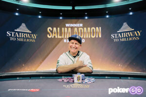 Salim Admon wins 2022 Stairway To Millions Event #4