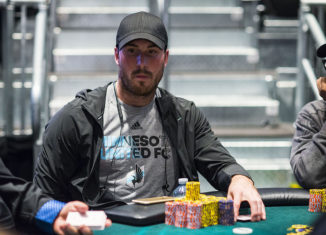 Minnesota United FC player Brent Kallman is in contention for the title in the biggest tournament of his live to date. (Photo: WPT.com)