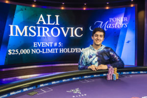 Ali Imsirovic is third in Poker Masters following his $25,000 No Limit win. (Photo: Poker Central)