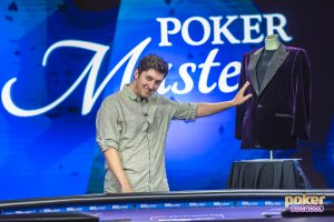 Ali Imsirovic in disbelief after winning Purple Jacket at the 2018 Poker Masters. Read more about his win here.