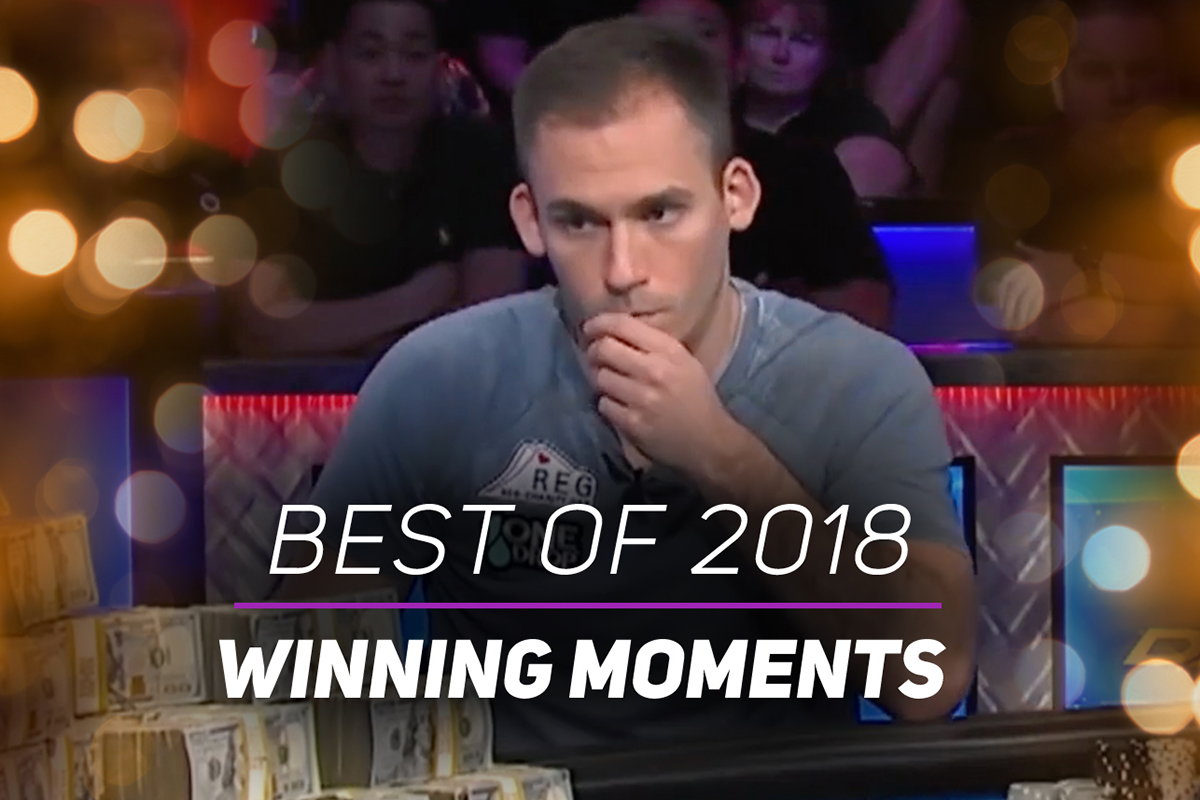 Justin Bonomo dominates the overview of winning moments in 2018!