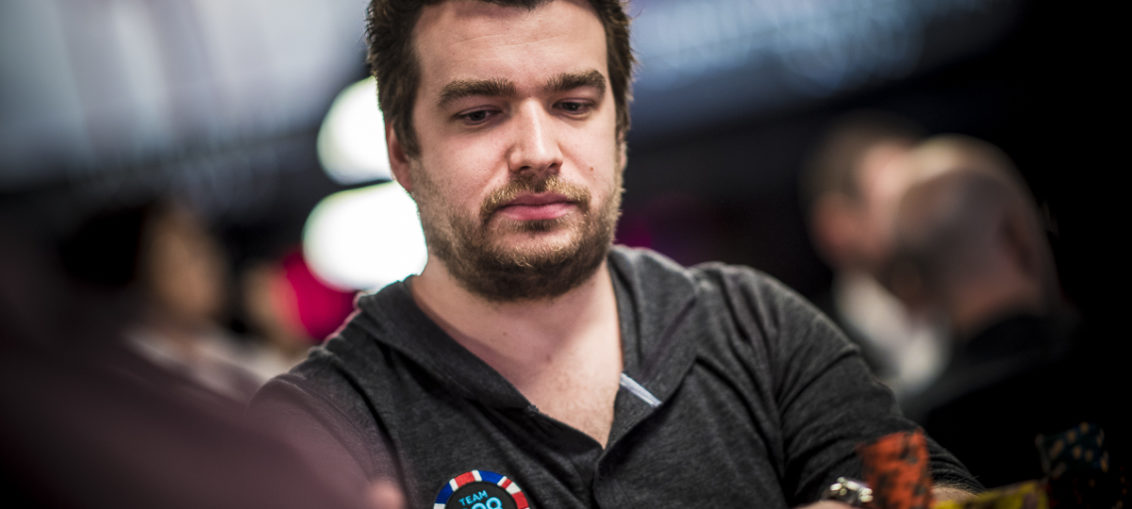 Chris Moorman in action during the 2018 World Series of Poker.