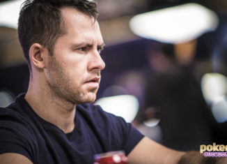 Daniel 'Jungleman' Cates in action during the 2018 World Series of Poker.