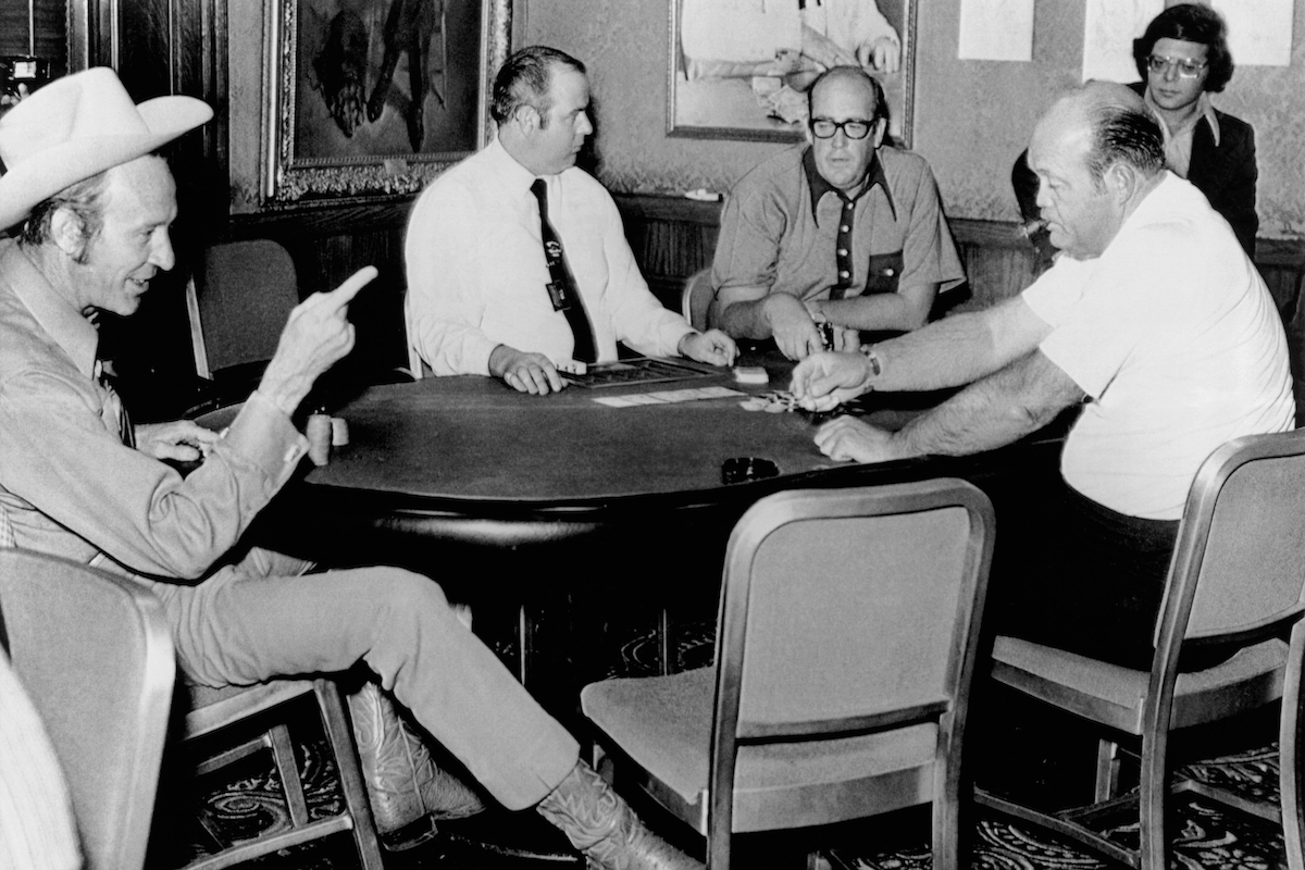 The third annual World Series of Poker at the Horseshoe Casino turned into a showdown between 'Amarillo Slim,' Peston, Doyle Brunson, and Puggy Pearson, on May 18, 1972. But what if it never happened? (Image: GettyImages)