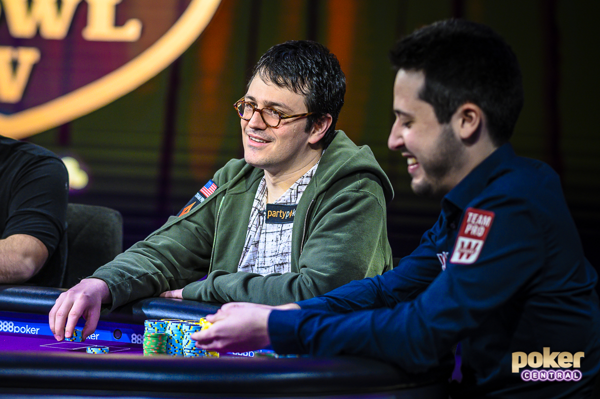 Isaac Haxton and Adrian Mateos are in contention at today's final table.