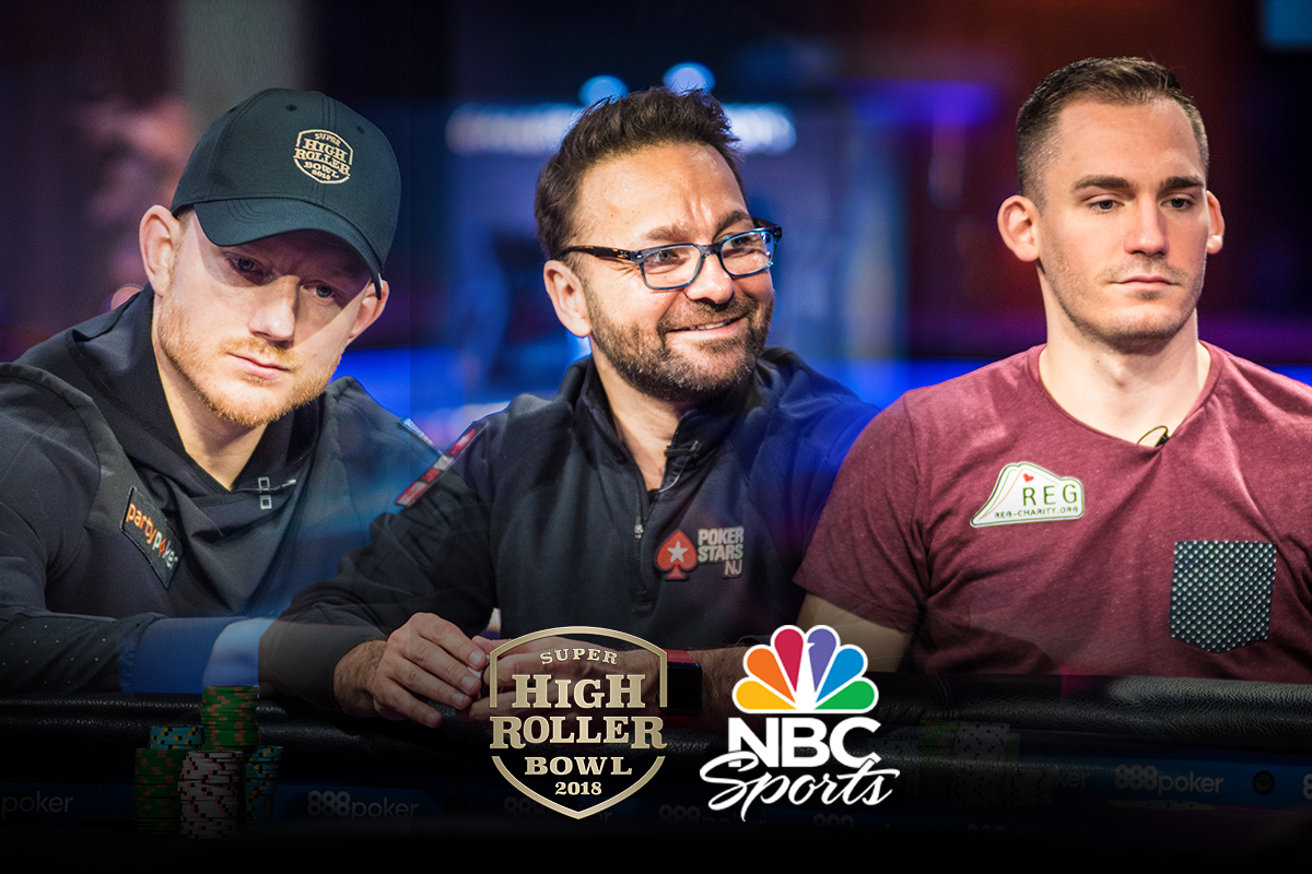 Jason Koon, Daniel Negreanu, and Justin Bonomo headline the action in the 2018 Super High Roller Bowl.