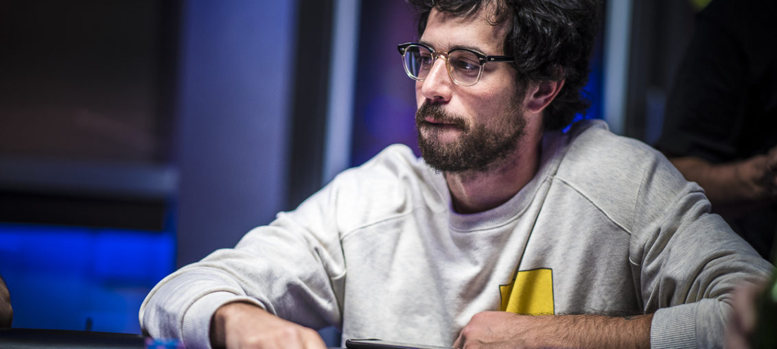 Nick Schulman in his element during the 2018 Poker Masters on PokerGO.