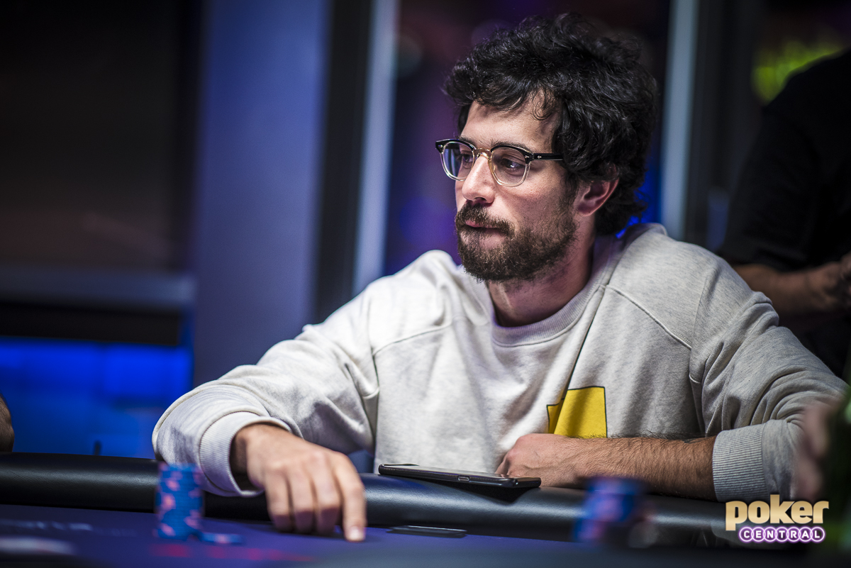 Nick Schulman in his element during the 2018 Poker Masters on PokerGO.