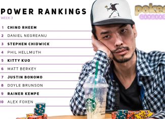 Weekly on Poker Central: Poker Power Rankings!