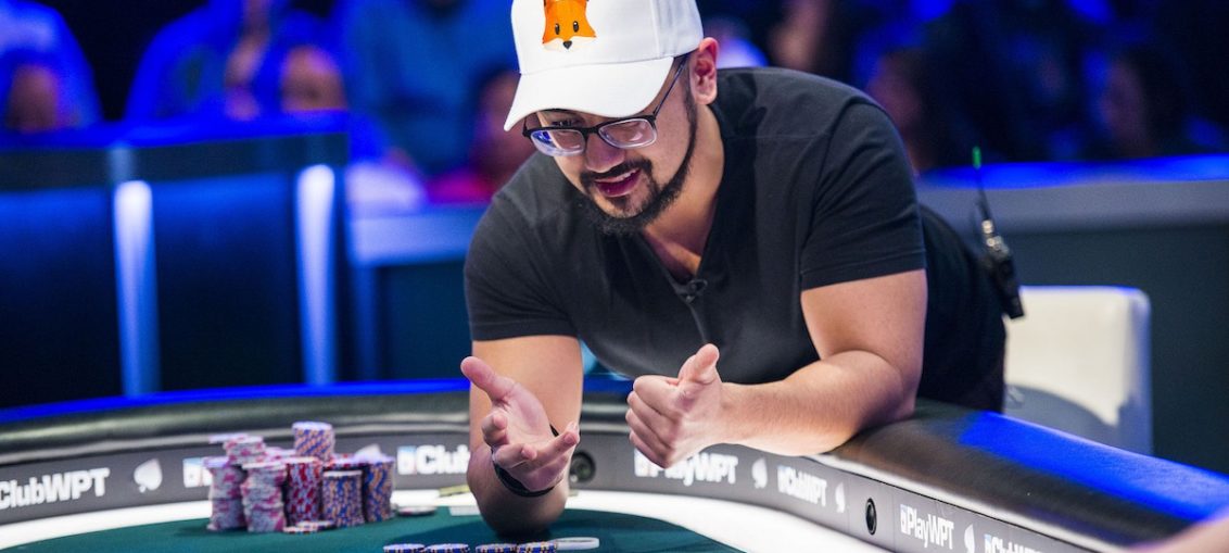 Ryan Tosoc awaiting a thrilling showdown with millions on the line at the WPT Five Diamond final table in 2017. (Photo courtesy of the World Poker Tour)