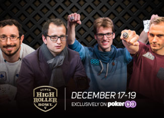 Super High Roller Bowl champions Brian Rast, Rainer Kempe, Christoph Vogelsang and Justin Bonomo set to compete today in Super High Roller Bowl V.